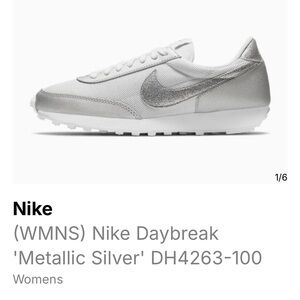 Nike Daybreak metallic silver